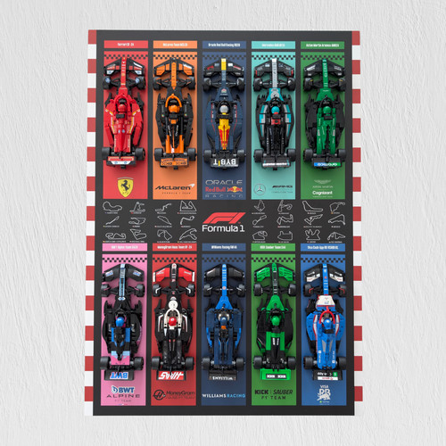 Lego display stand - f1,